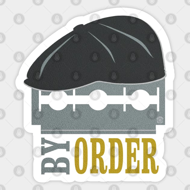 Newsboy Razor Order Sticker by eyevoodoo